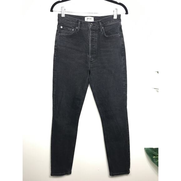 Agolde Nico Charcoal Gray Black Jeans Modern Capsule Denim Straight Leg 26 / 2 - Picture 2 of 11